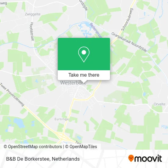 B&B De Borkerstee map