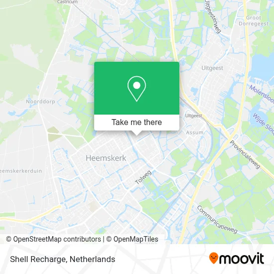 Shell Recharge map