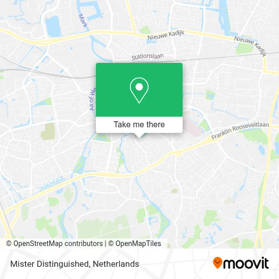 Mister Distinguished map