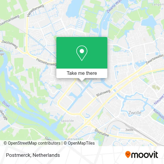 Postmerck map