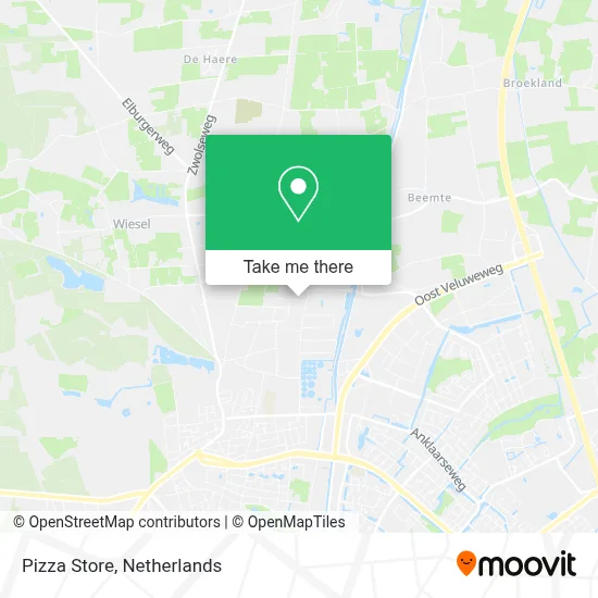 Pizza Store map