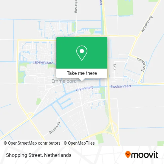 Winkelstraat map