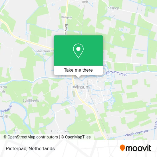 Pieterpad map