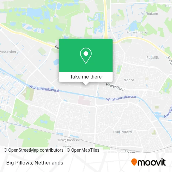 Big Pillows map