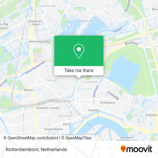 Rotterdamboot map