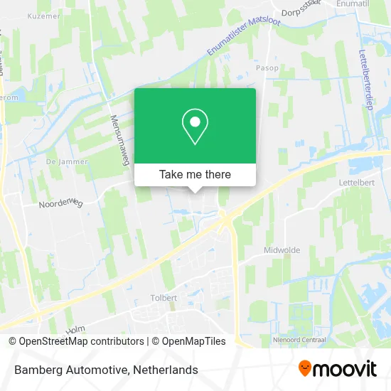 Bamberg Automotive map