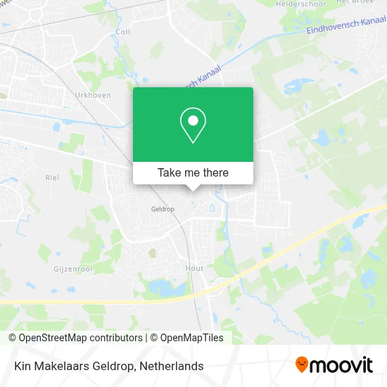 Kin Makelaars Geldrop map