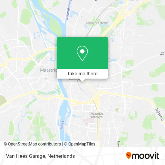 Garage Van Hees map