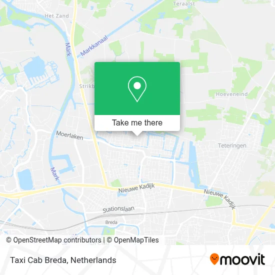 Taxi Cab Breda map