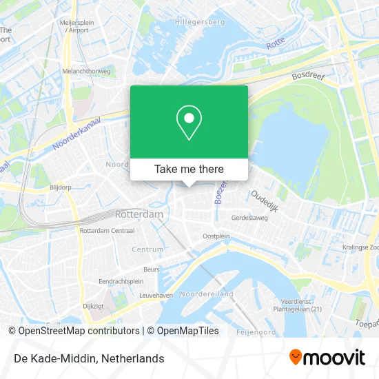 De Kade-Middin map