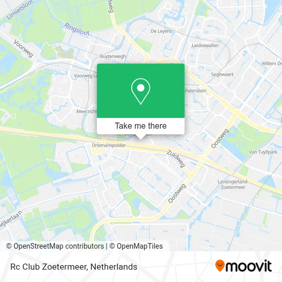 Rc Club Zoetermeer map