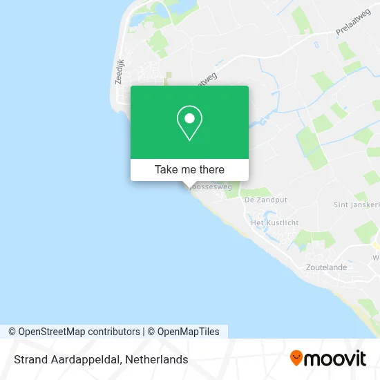 Strand Aardappeldal map