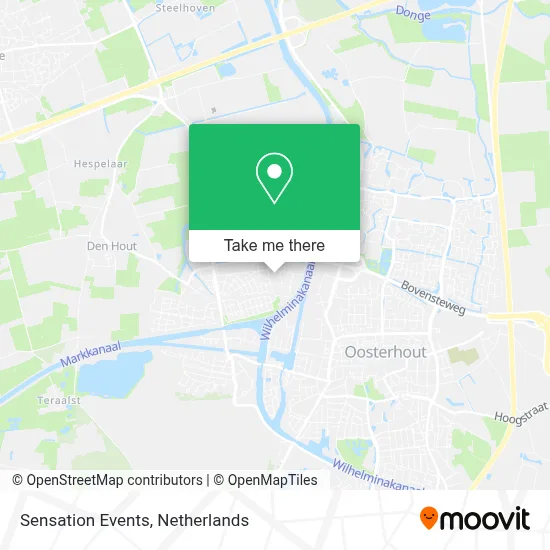 Sensation Events map