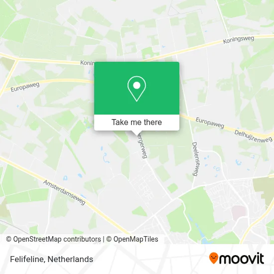 Felifeline map