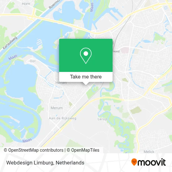 Webdesign Limburg map
