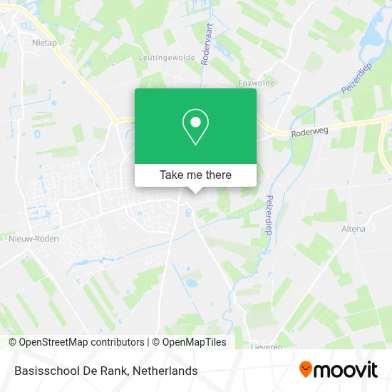 Basisschool De Rank map