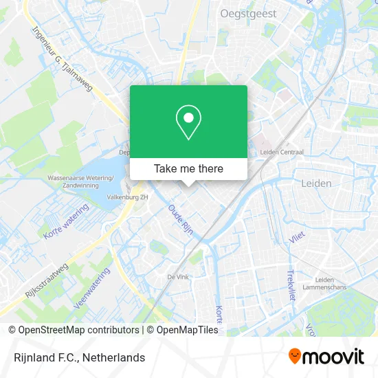 Rijnland F.C. map