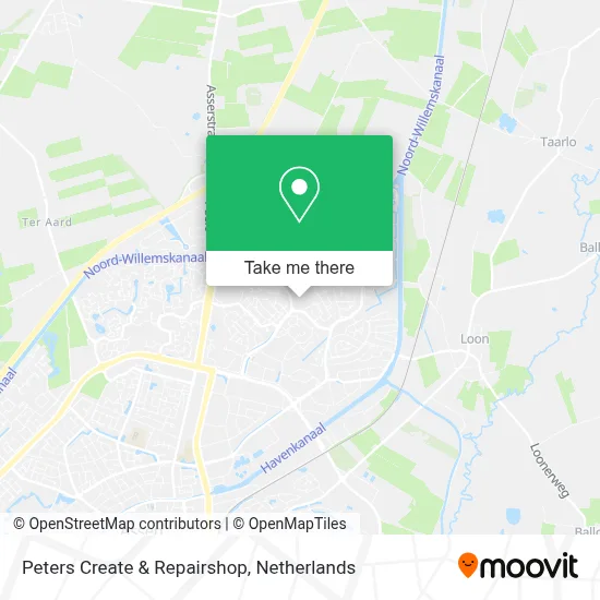 Peters Create & Repairshop map