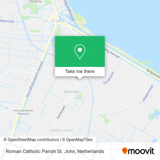 Roman Catholic Parish St. John map