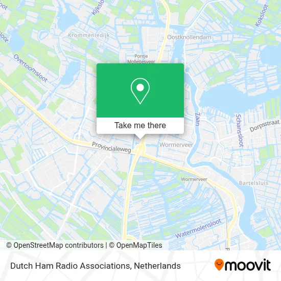 Dutch Ham Radio Associations map