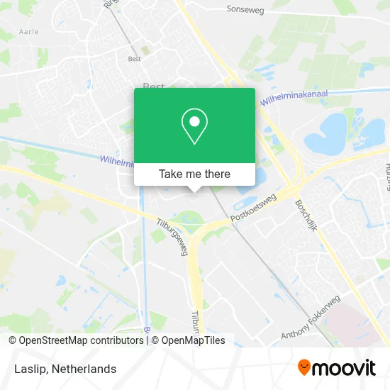 Laslip map