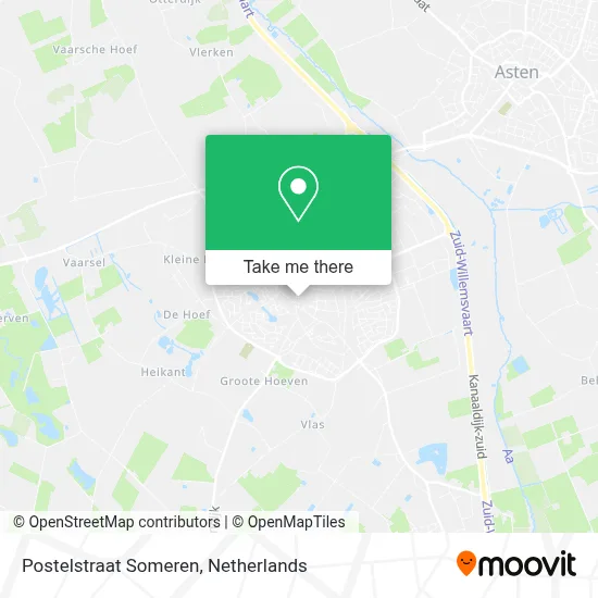Postelstraat Someren map