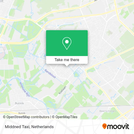 Middned Taxi map