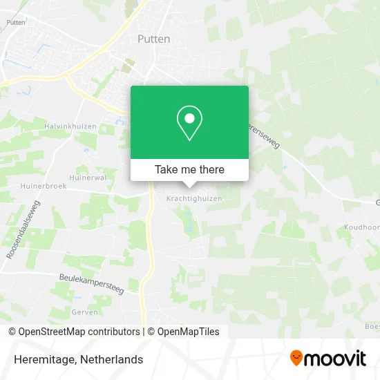 Heremitage map