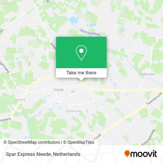Spar Express Neede map