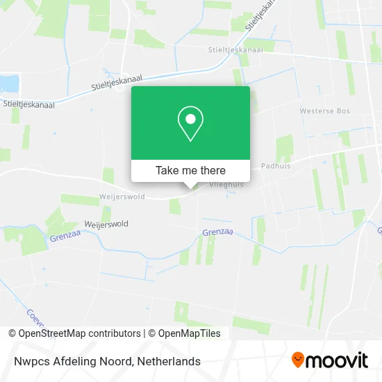 Nwpcs Afdeling Noord map