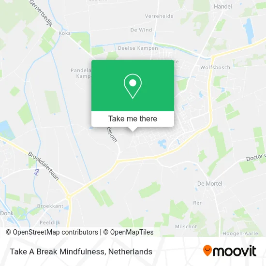 Take A Break Mindfulness map