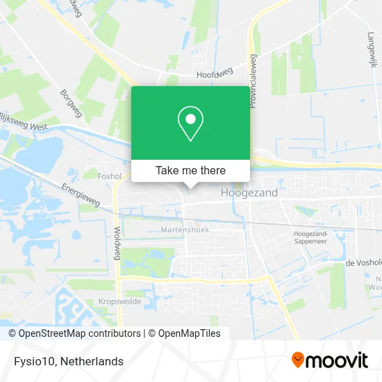 Fysio10 map