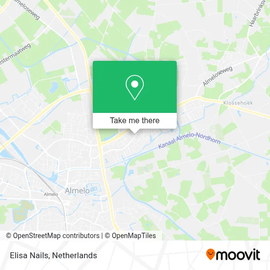 Elisa Nails map