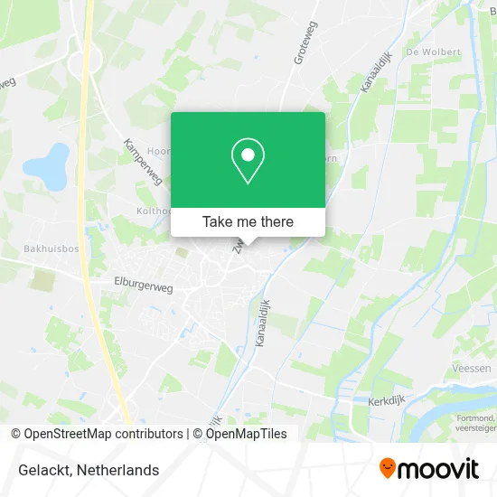 Gelackt map