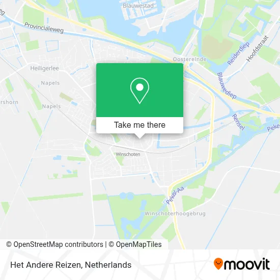 Het Andere Reizen map