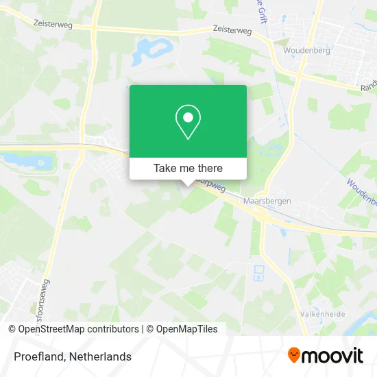 Proefland map
