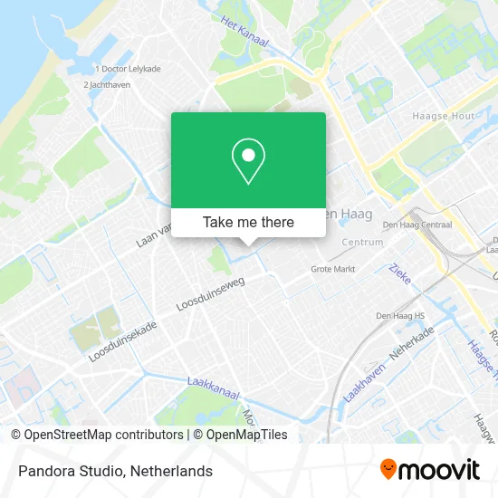 Pandora Studio map