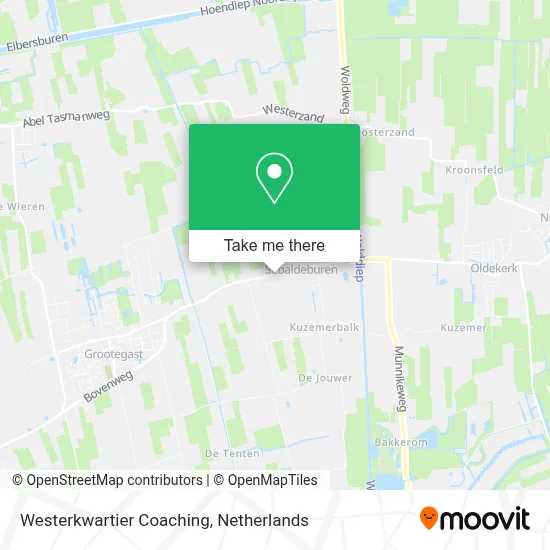 Westerkwartier Coaching map