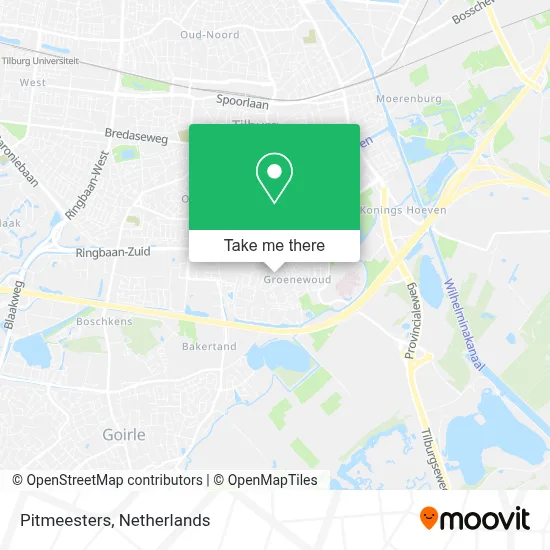 Pitmeesters map