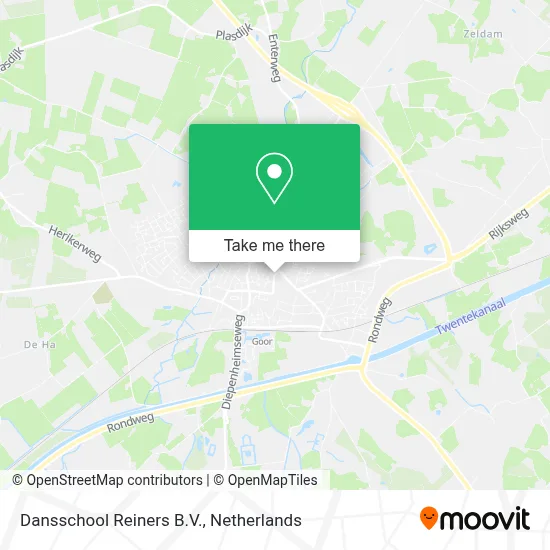 Dansschool Reiners B.V. map