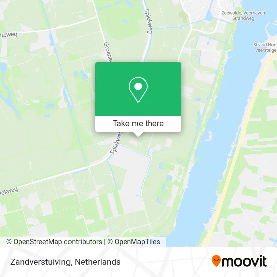Zandverstuiving map