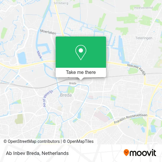 Ab Inbev Breda map