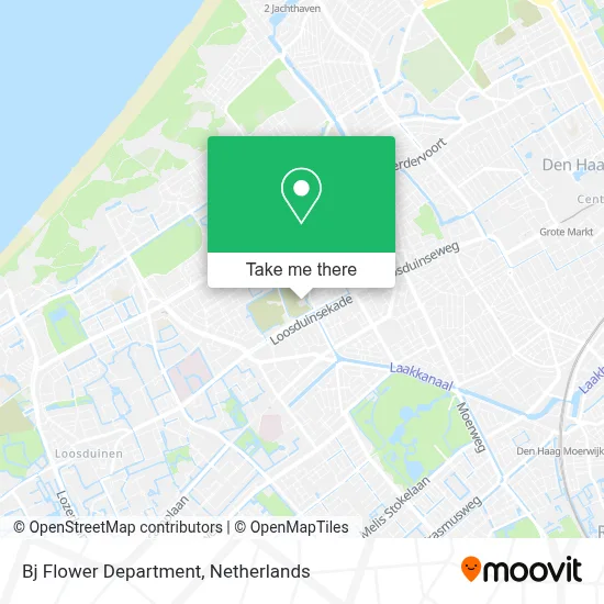 Bj Flower Department map