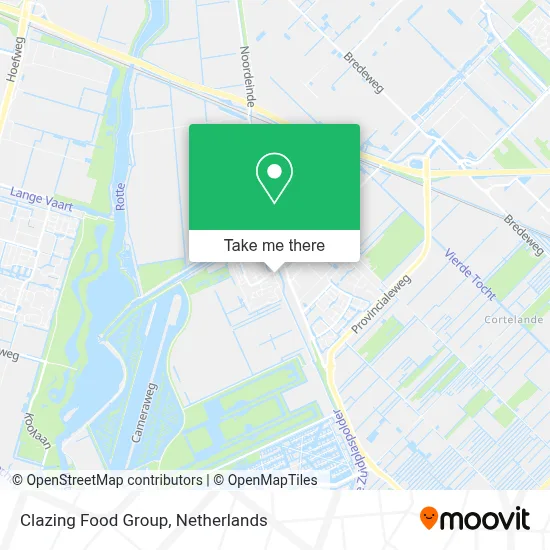 Clazing Food Group map