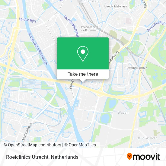 Roeiclinics Utrecht map