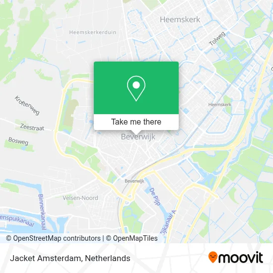Jacket Amsterdam map