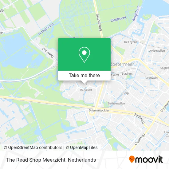The Read Shop Meerzicht map