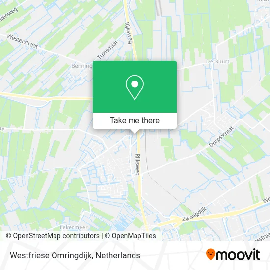 Westfriese Omringdijk map