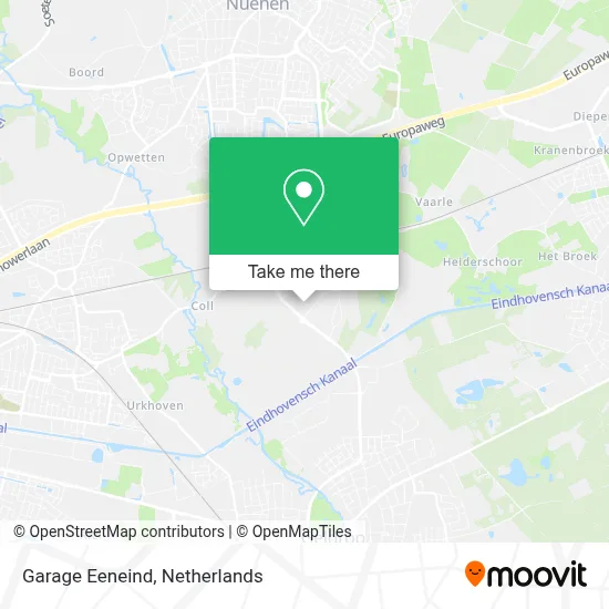 Garage Eeneind map