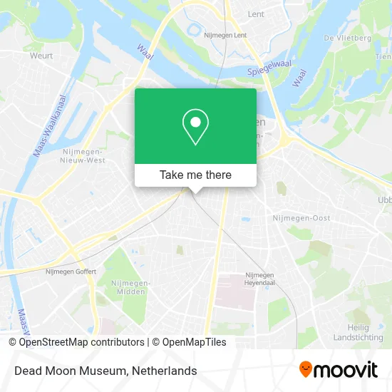 Dead Moon Museum map